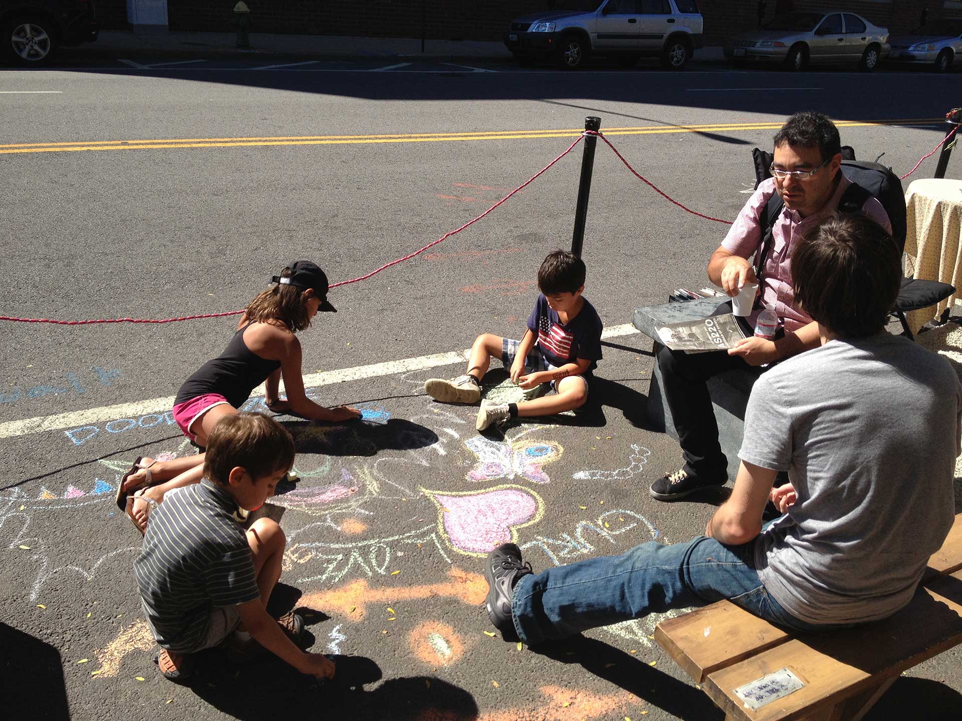 Street Painting festival in Providence.